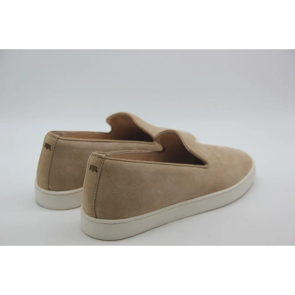 Birdies Womens The Swift Slip On Shoes 6 Tan Suede Comfy Sneaker Loafers Preppy